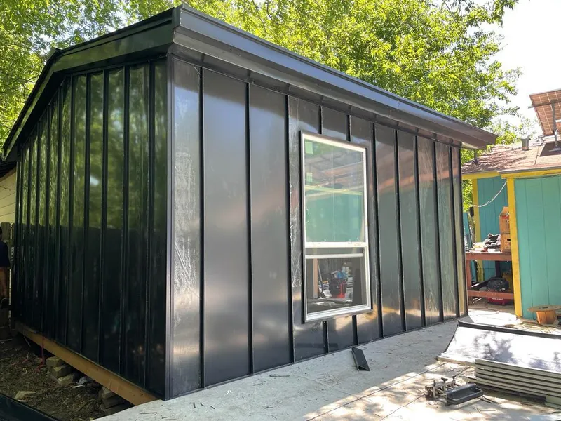 Black standing seam metal wall panels for Roof Inspection in Soquel